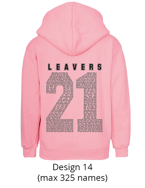 grey leavers hoodie